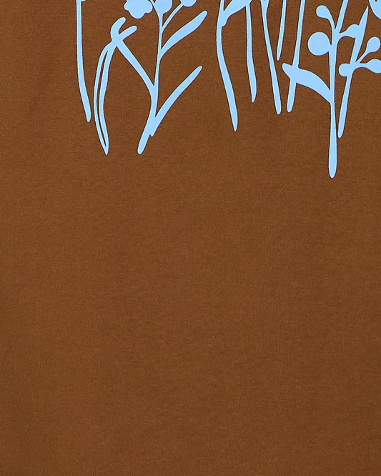 Back to Bloom Oversized T-Shirt - Chocolate