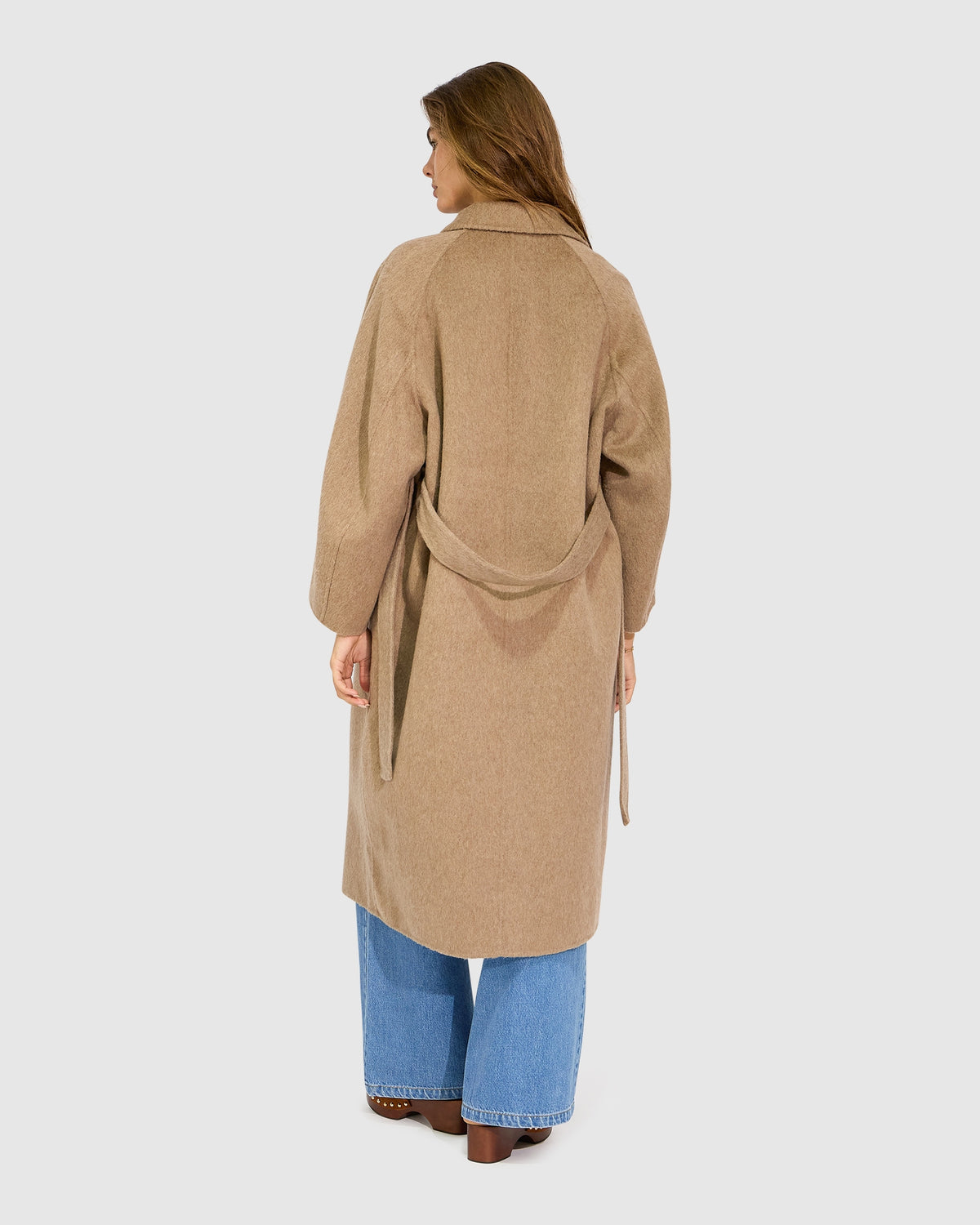 Big Girl Wool Blend Coat - Oat