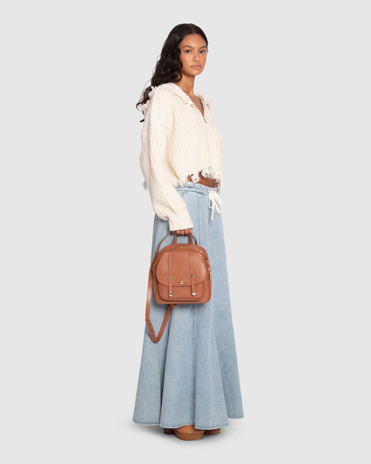Bold Love Denim Maxi Skirt - Stonewash