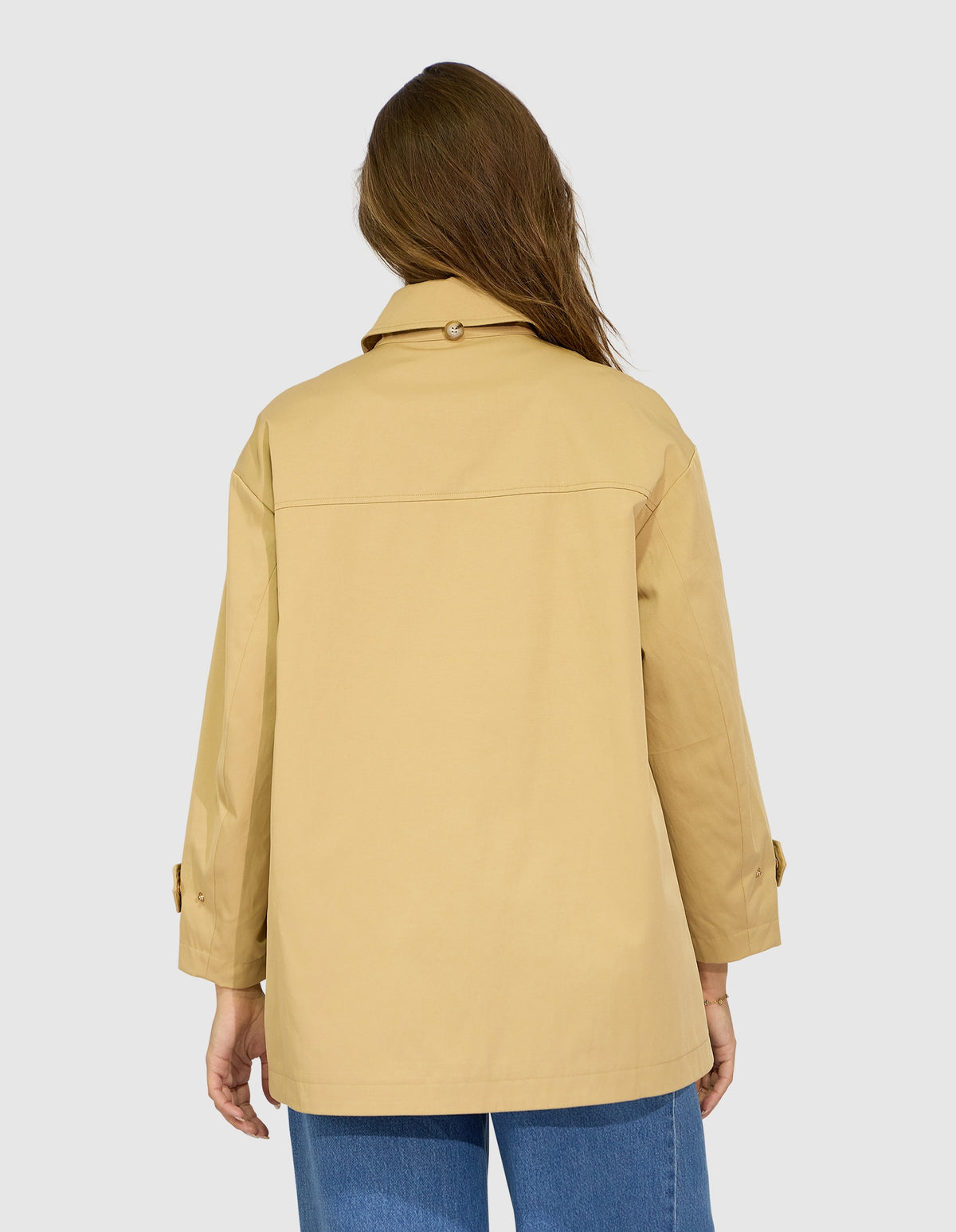 Windsor Trench Cape - Honey