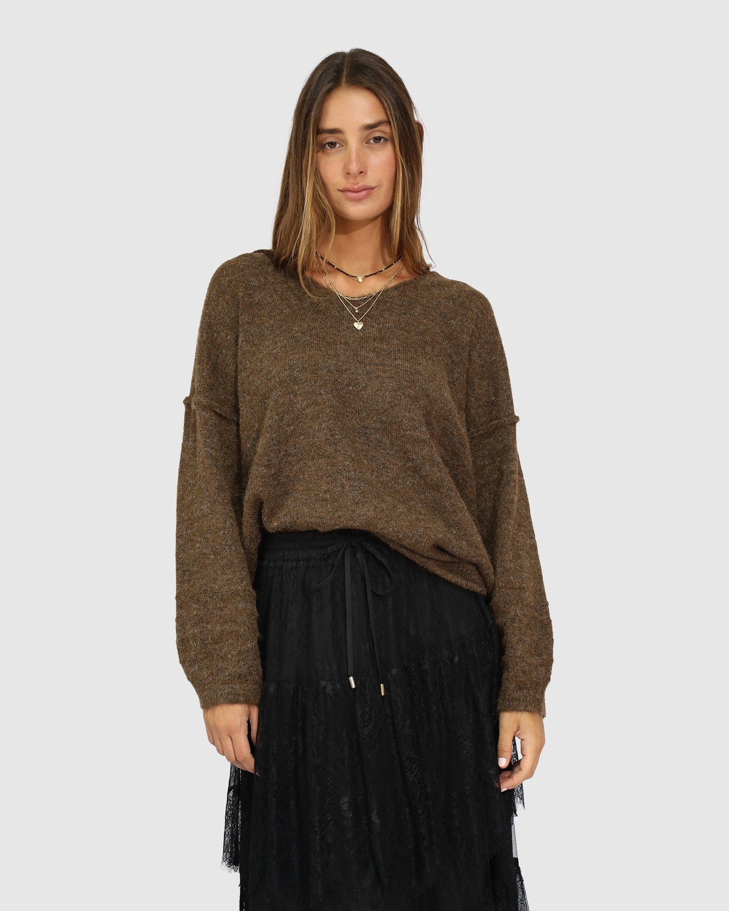 Cloud Kiss Knit - Chocolate