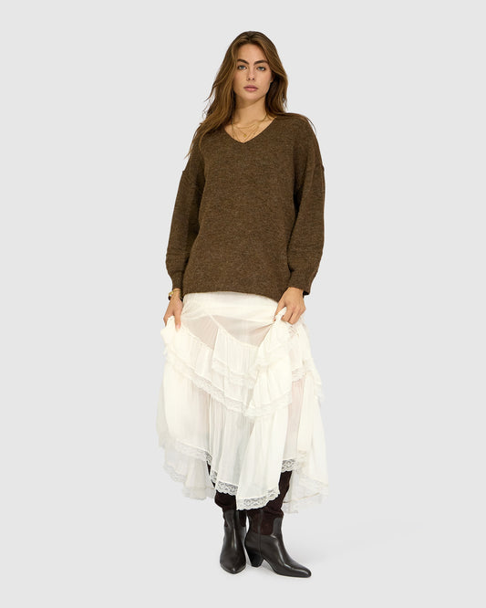 Cloud Kiss Knit - Chocolate