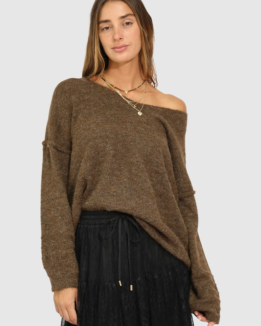 Cloud Kiss Knit - Chocolate