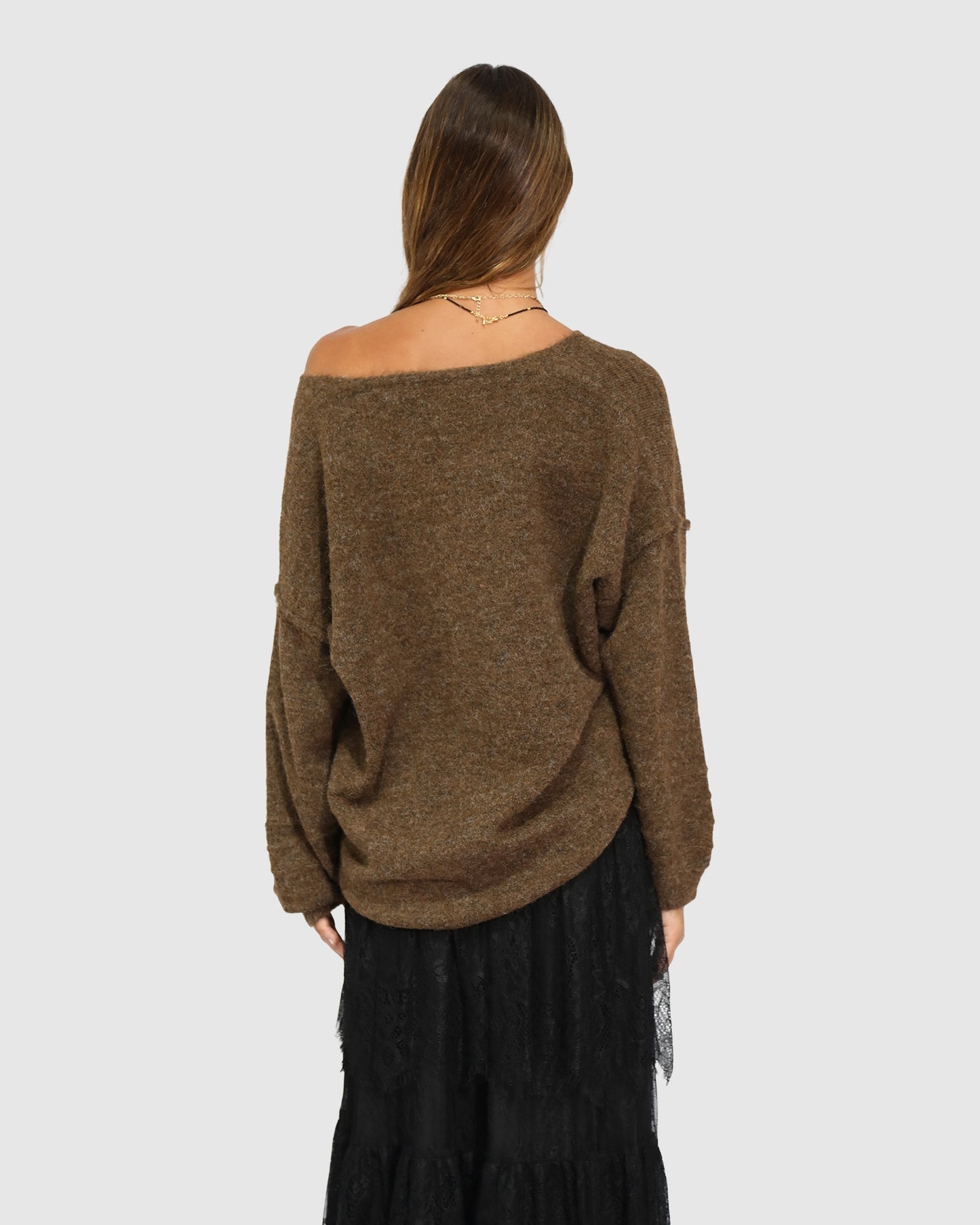 Cloud Kiss Knit - Chocolate
