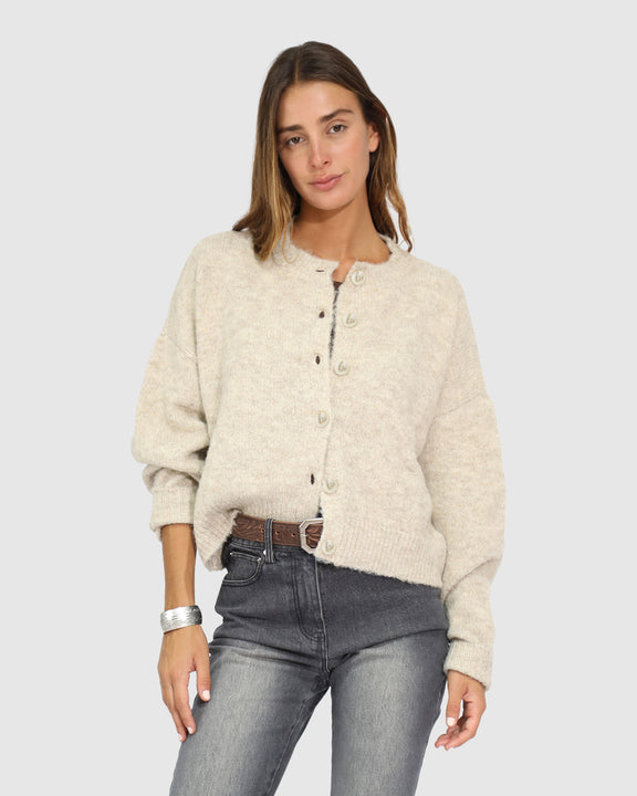 Soft Haven Cardigan - Beige