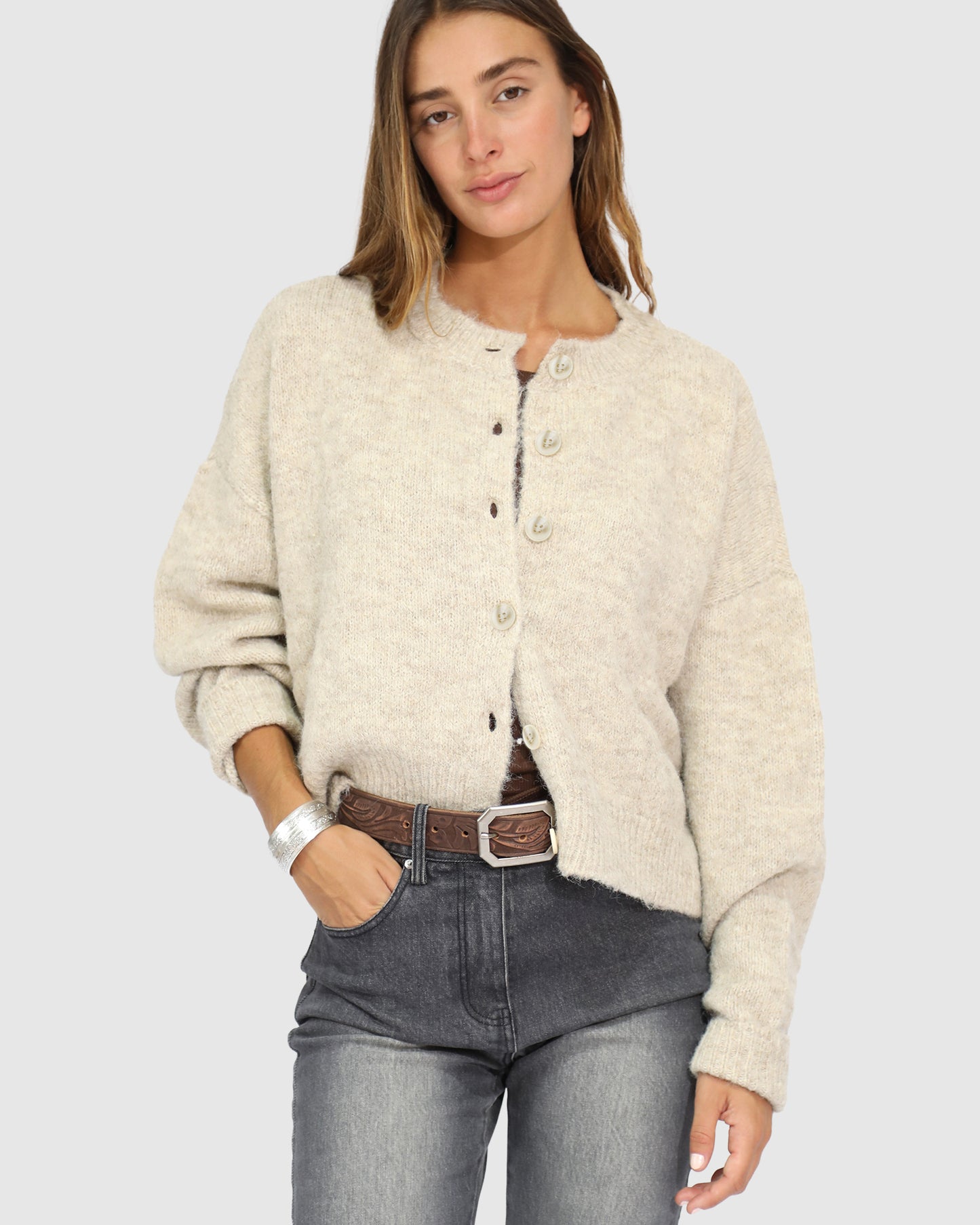 Soft Haven Cardigan - Beige