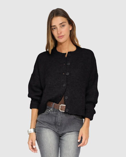 Soft Haven Cardigan - Black