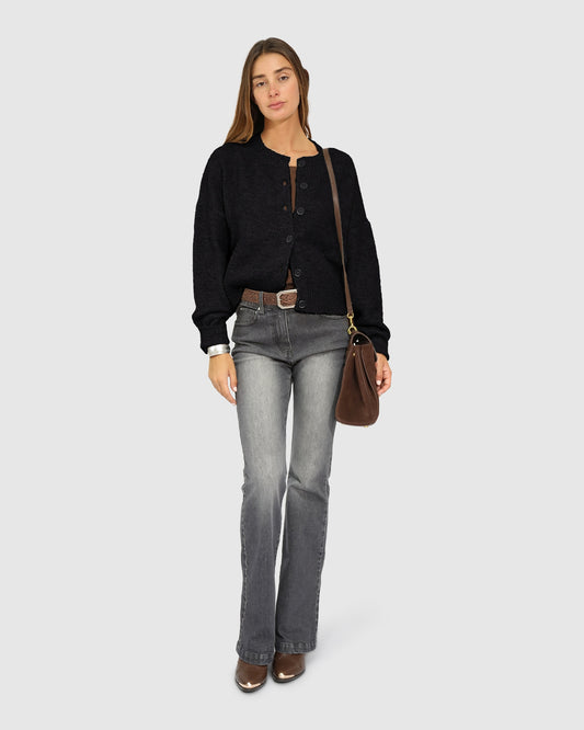 Soft Haven Cardigan - Black
