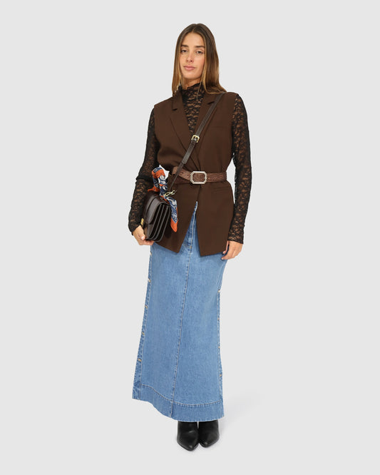 Fairy Girl Lace Top - Black