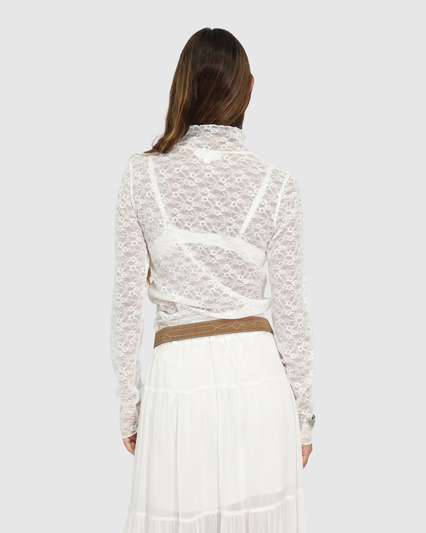 Fairy Girl Lace Top - Cream