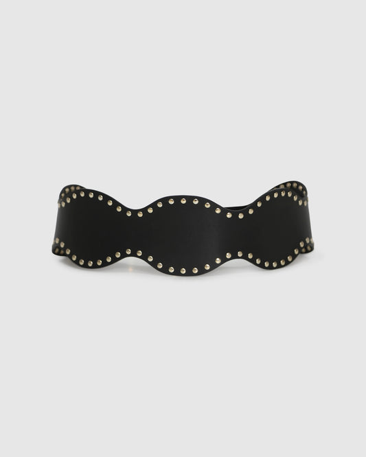 No Other Love Studded Belt - Black