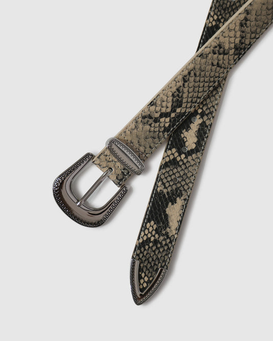 Reset Western Belt - Snake