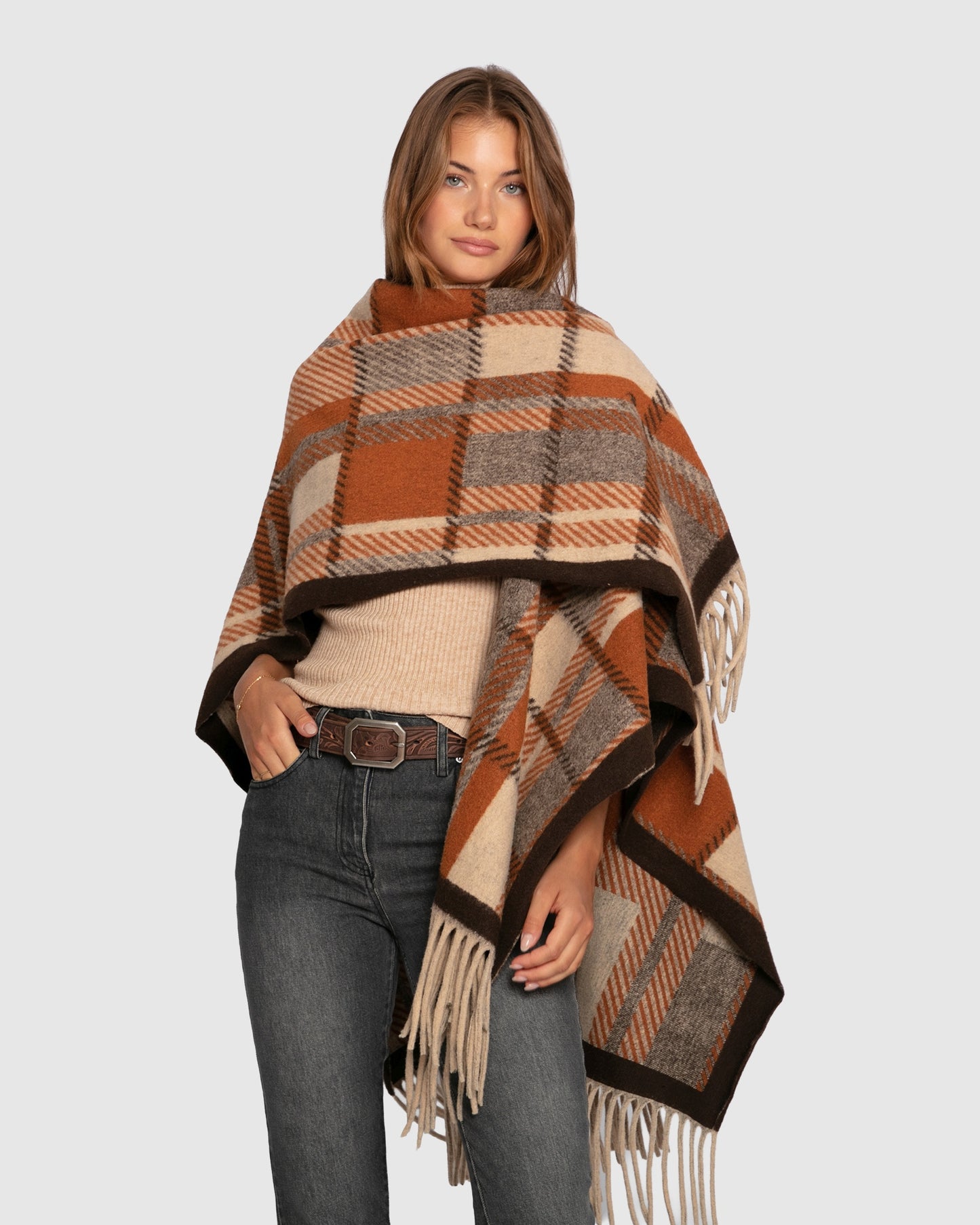 Worth The Wait Scarf - Caramel