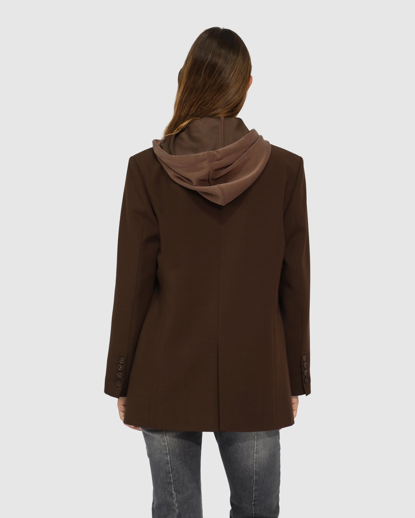 Over and Out Blazer - Chocolate