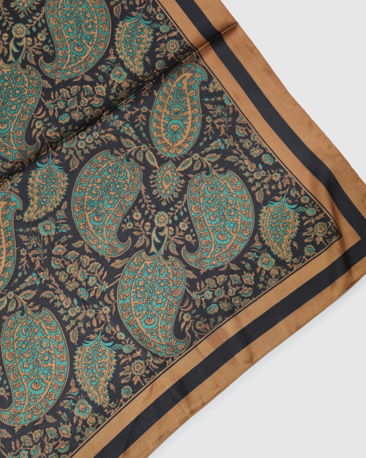 Still Of Night Fashion Scarf - Black Paisley