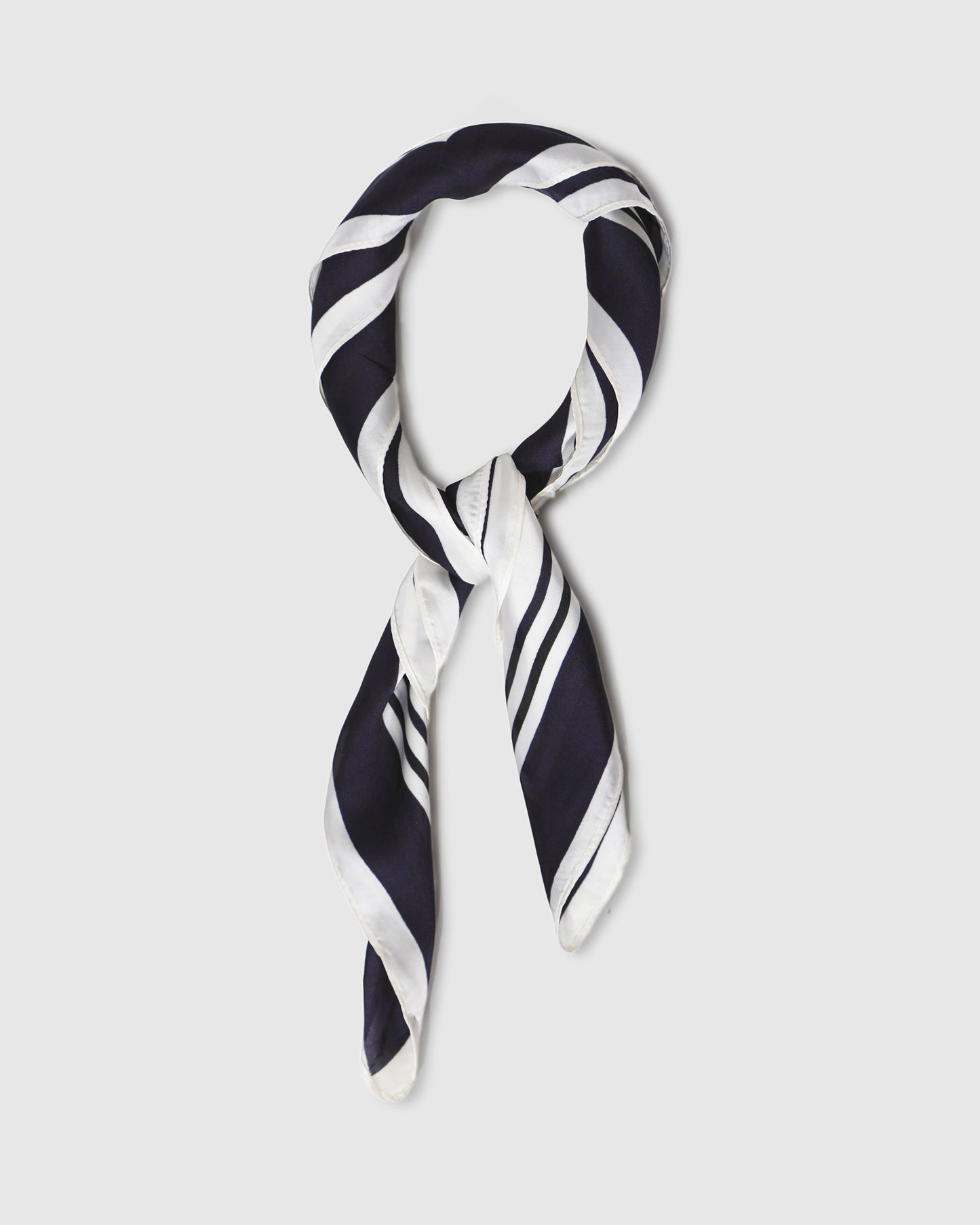 Labyrinth Fashion Scarf - Navy Stripe