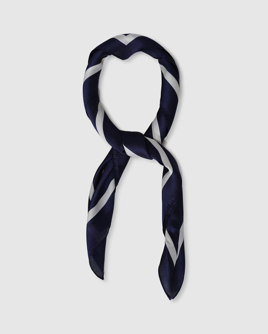 Margot Fashion Scarf - Navy Polka Dot
