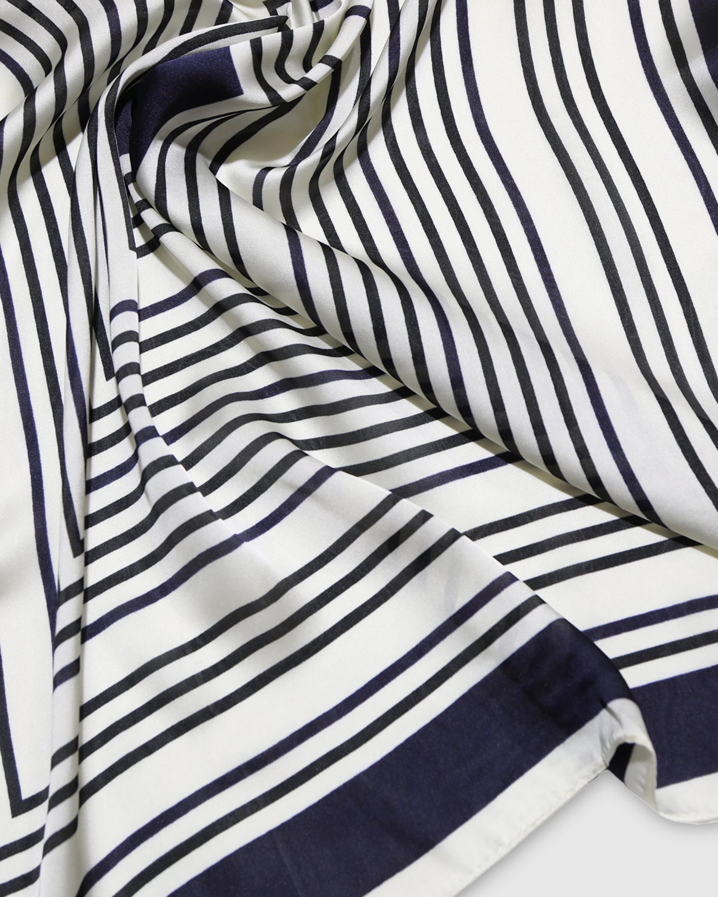Labyrinth Fashion Scarf - Navy Stripe