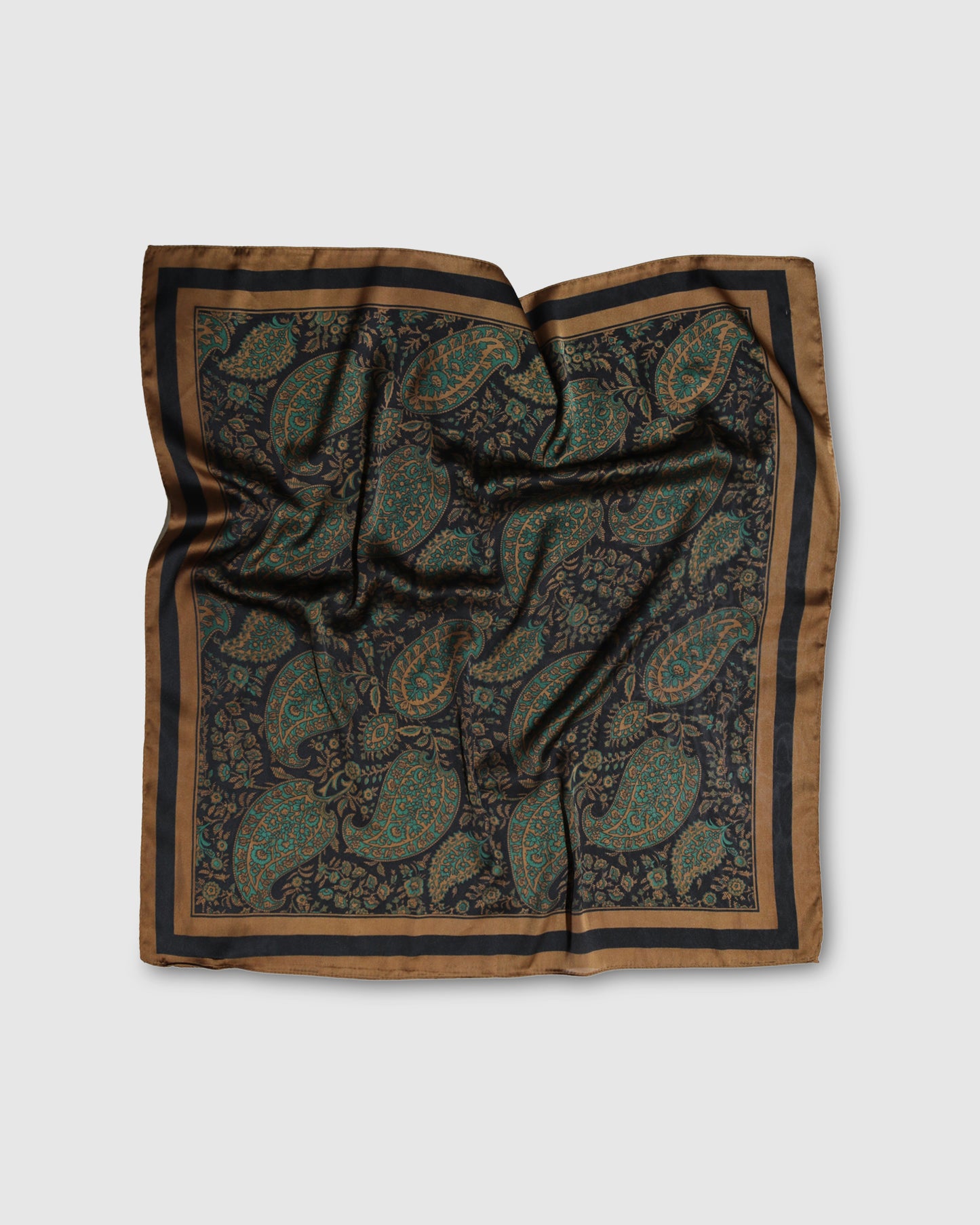 Still Of Night Fashion Scarf - Black Paisley