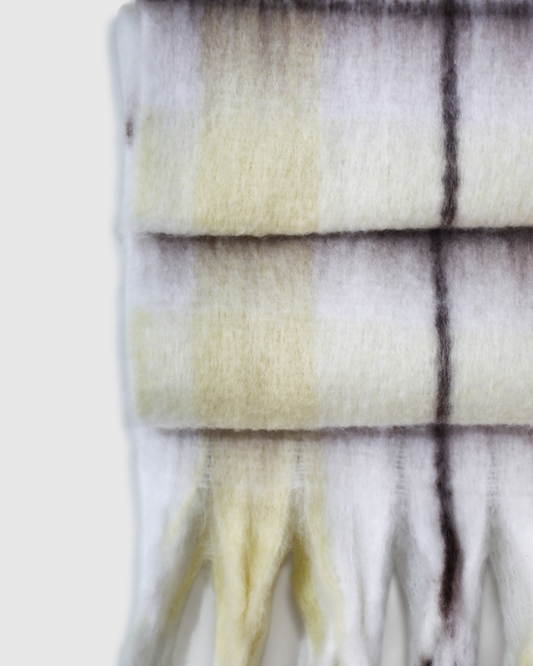 Plenty Of Love Scarf - Yellow/Choc