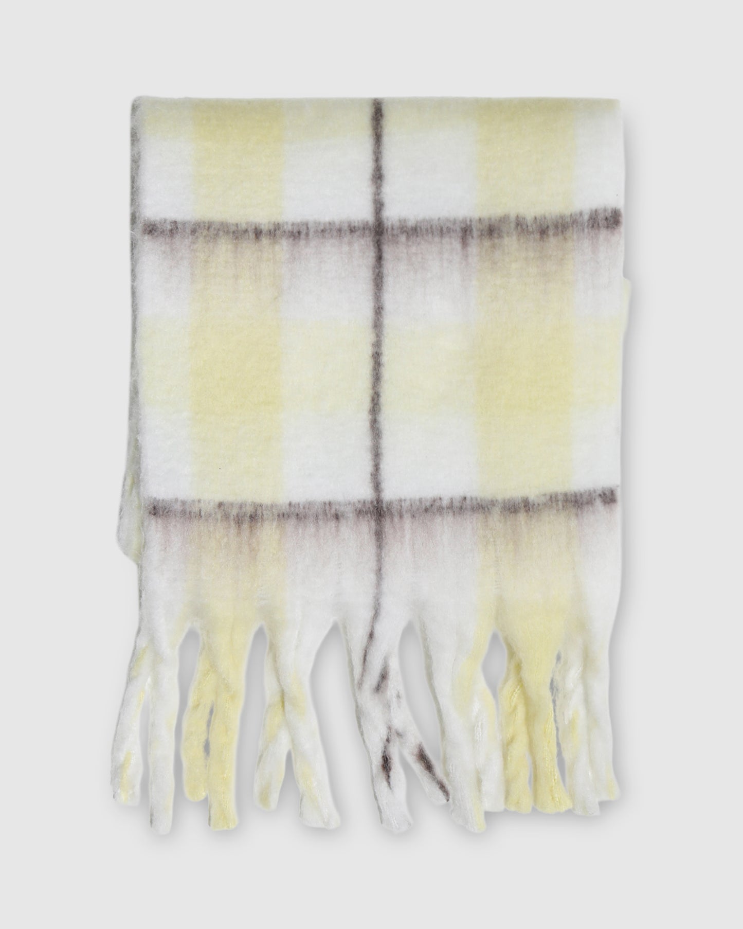 Plenty Of Love Scarf - Yellow/Choc