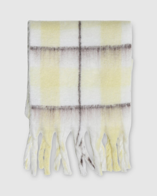 Plenty Of Love Scarf - Yellow/Choc