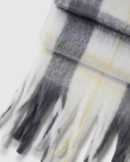 Easy Does It Scarf  - Yellow/Grey