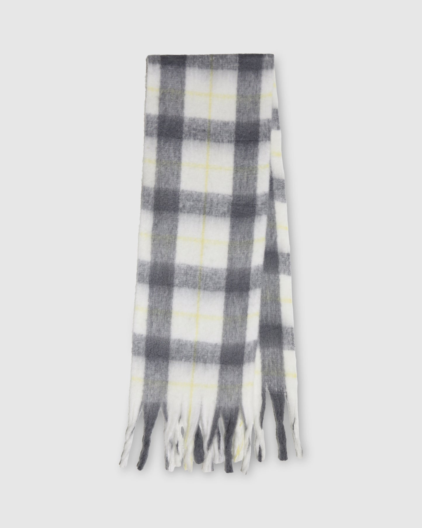 Easy Does It Scarf  - Yellow/Grey