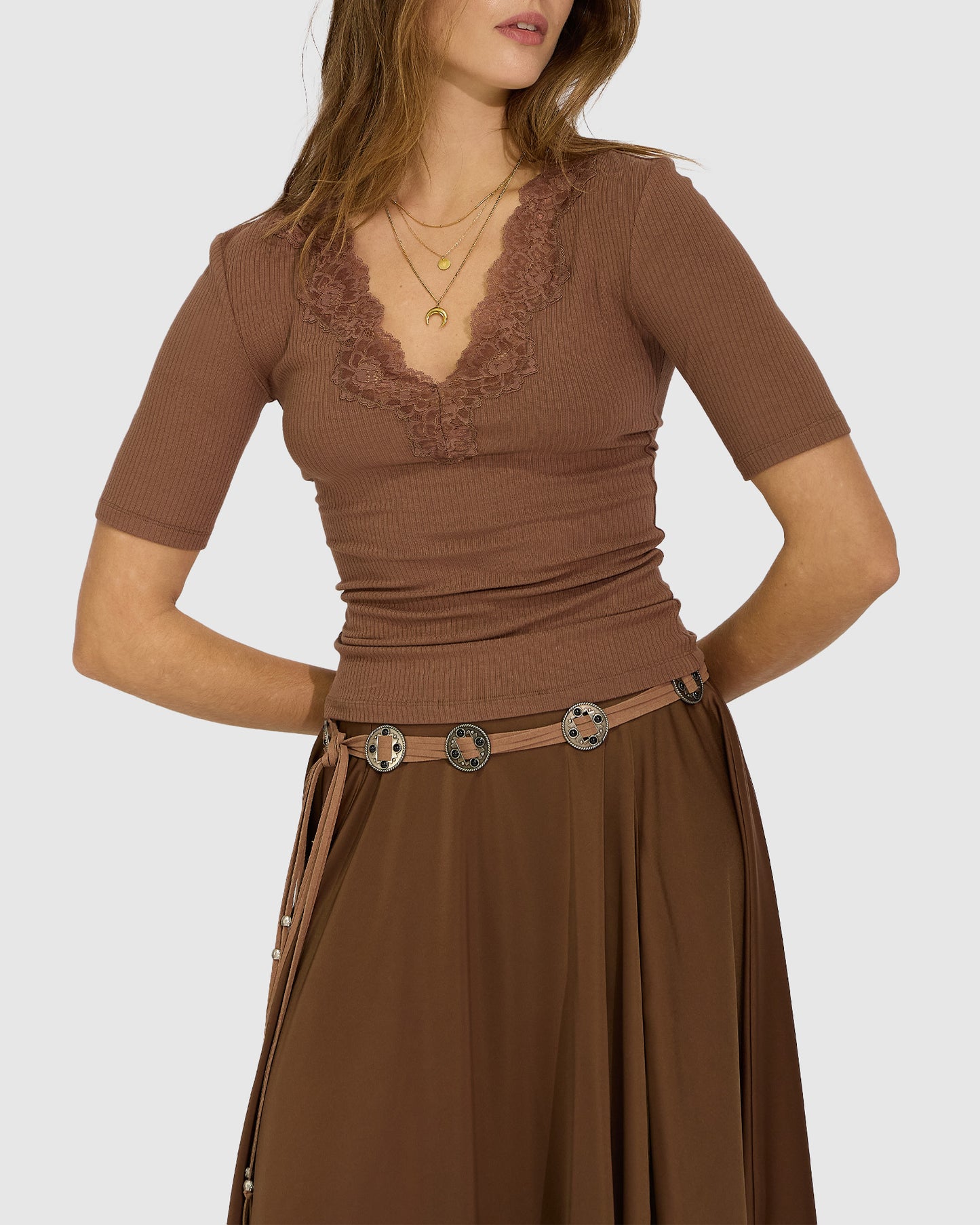 Dusk to Dawn Belt - Brown
