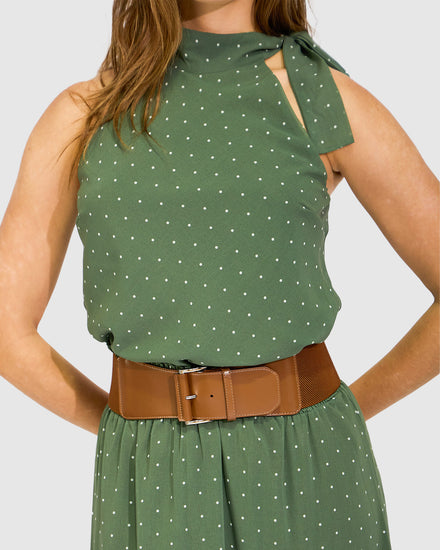 Wild Waves Belt - Brown