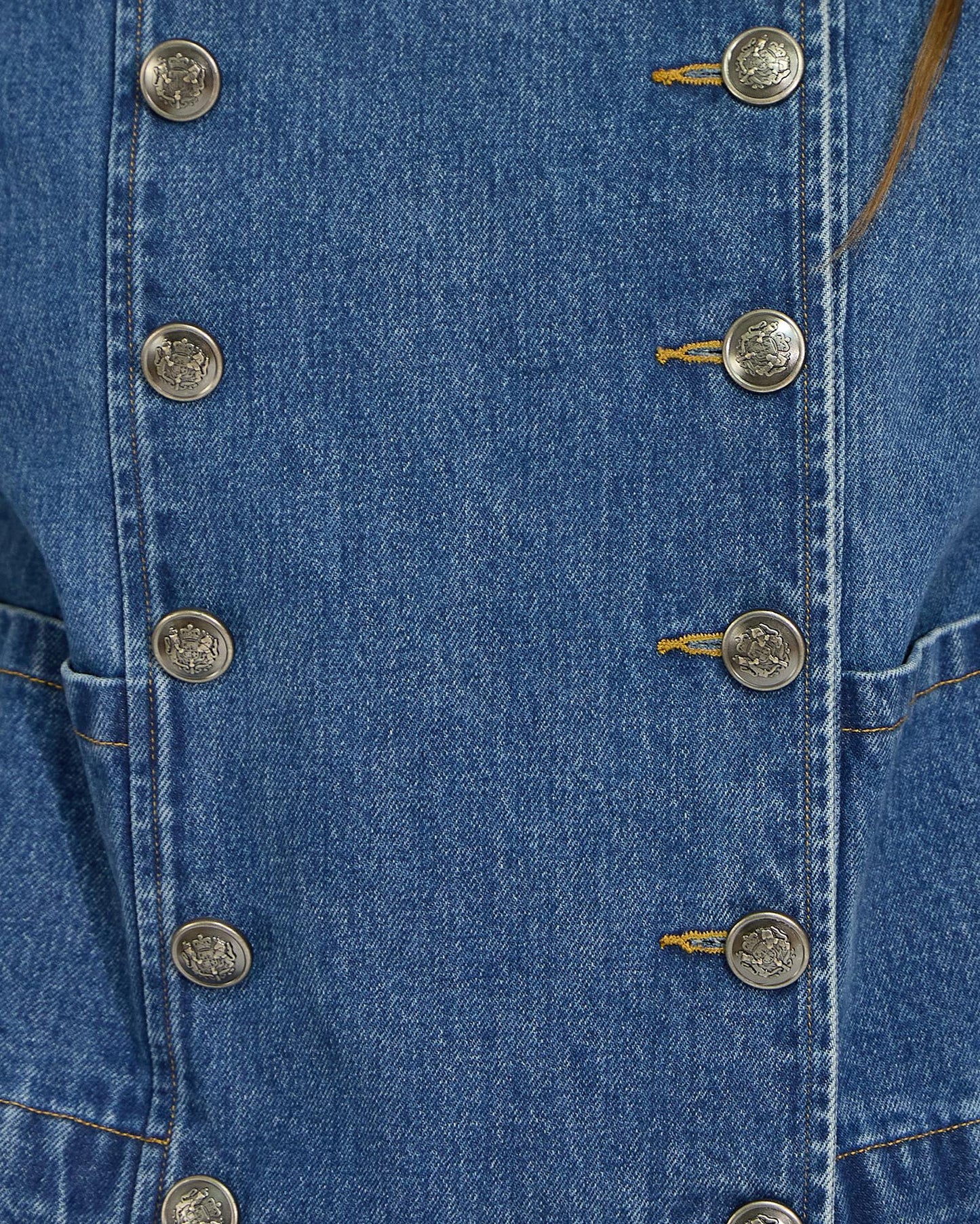 Front Line Military Denim Jacket - Blue Wash