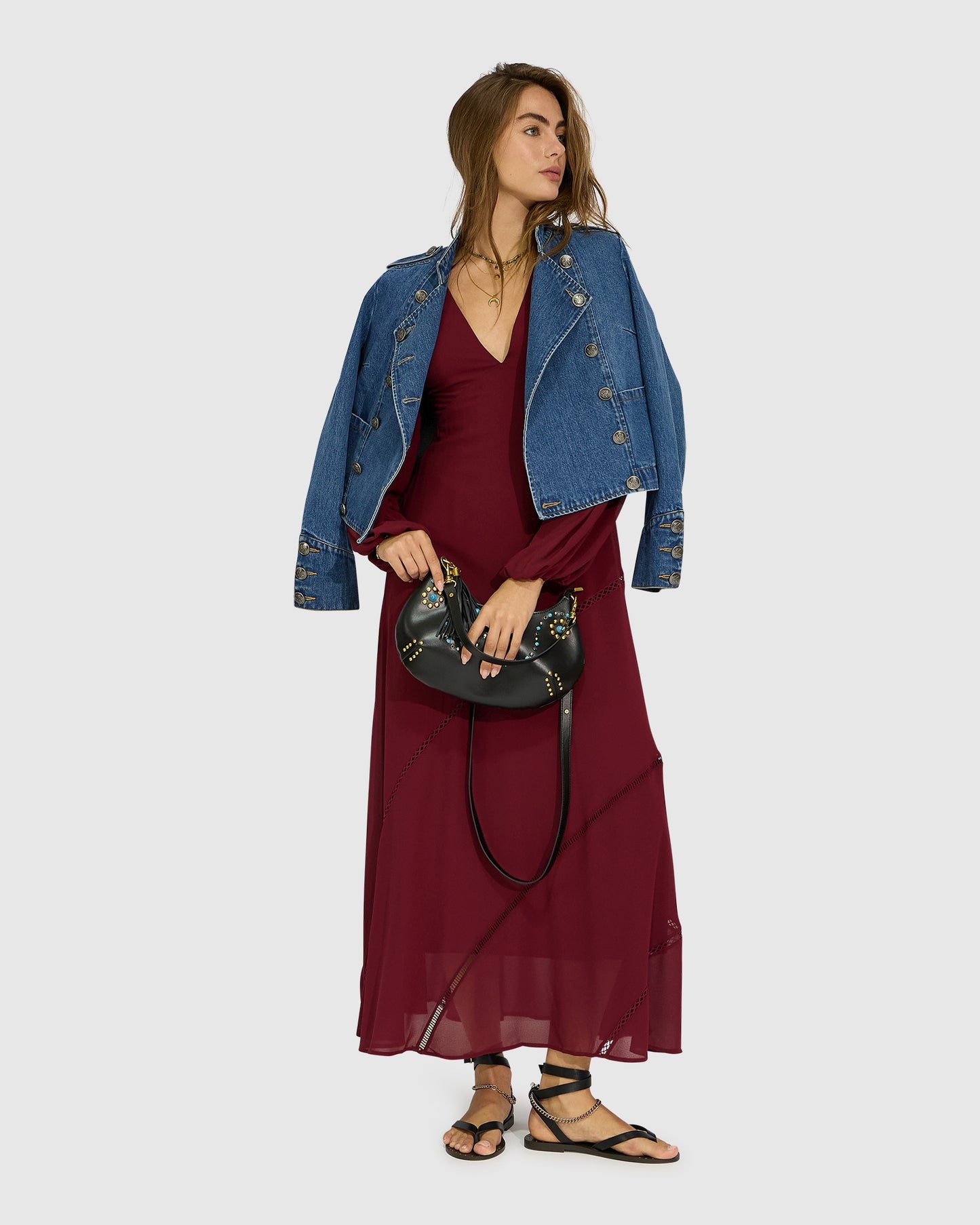 Front Line Military Denim Jacket - Blue Wash