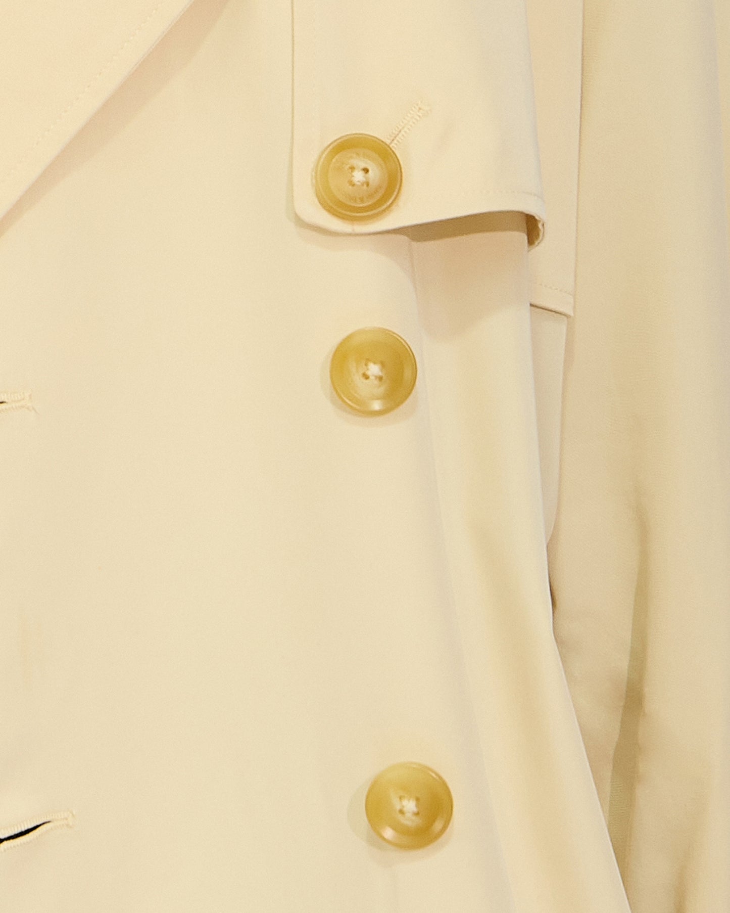 Major Mood Soft Maxi Trench - Butter