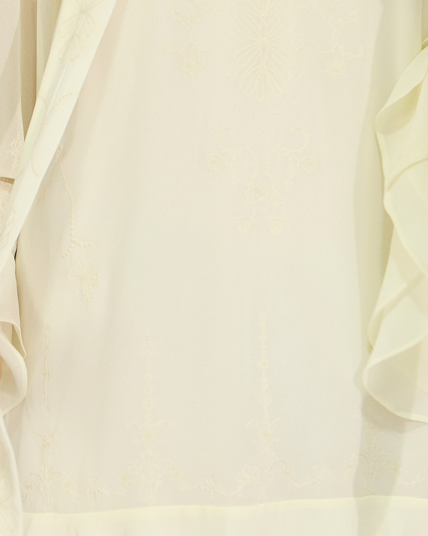 Dream About Me Tie Neck Dress - Lemon