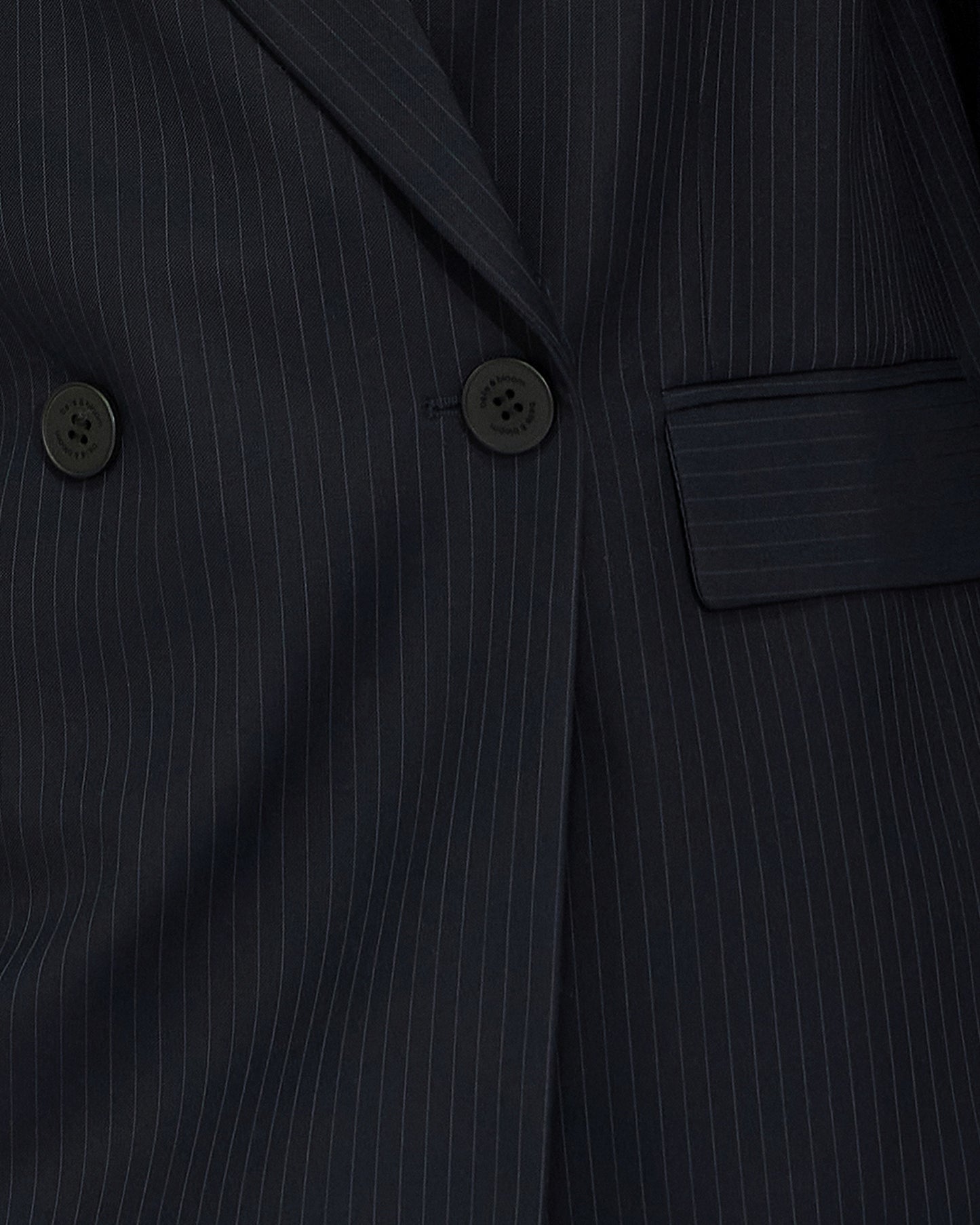 Big Brother Talk Pinstripes Blazer - Navy Pinstripes