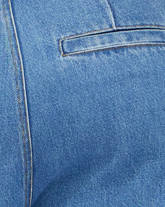 Ready For Your Love Denim Washed Wide Leg Pant - Light Wash