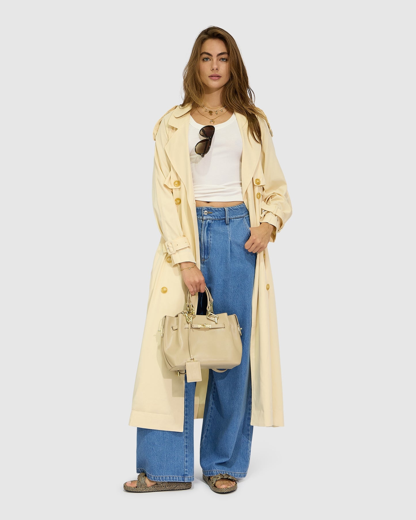 Ready For Your Love Denim Washed Wide Leg Pant - Light Wash