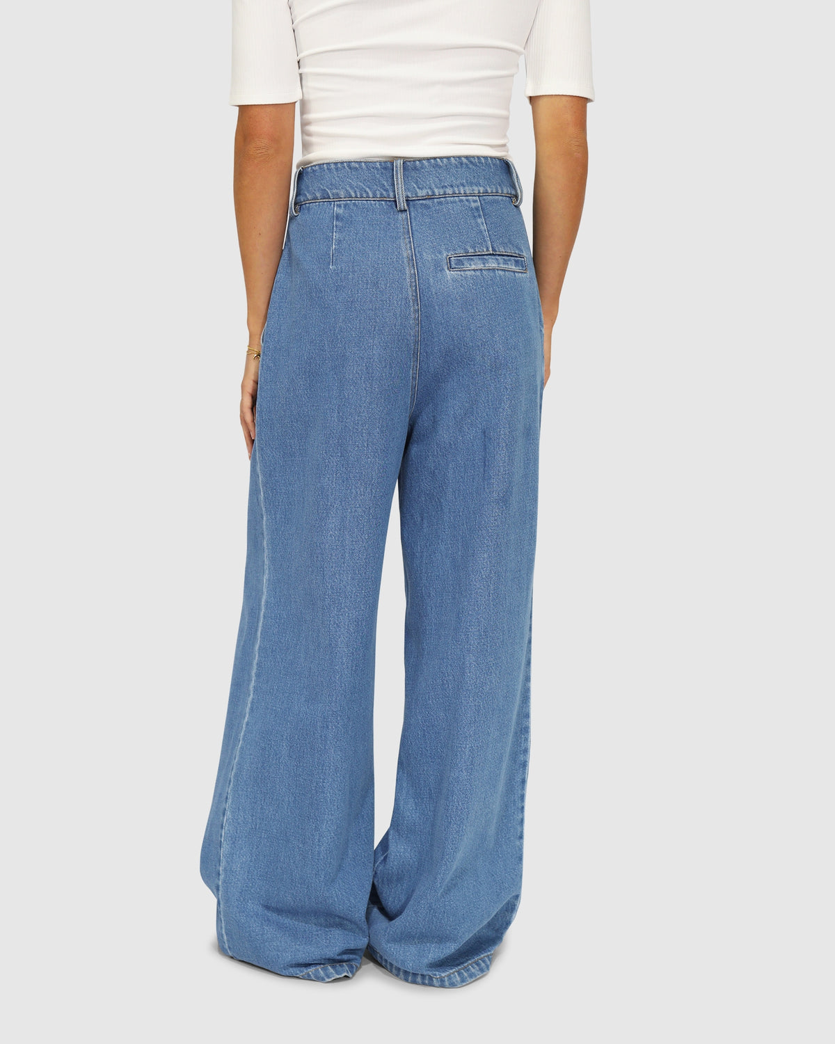 Ready For Your Love Denim Washed Wide Leg Pant - Light Wash