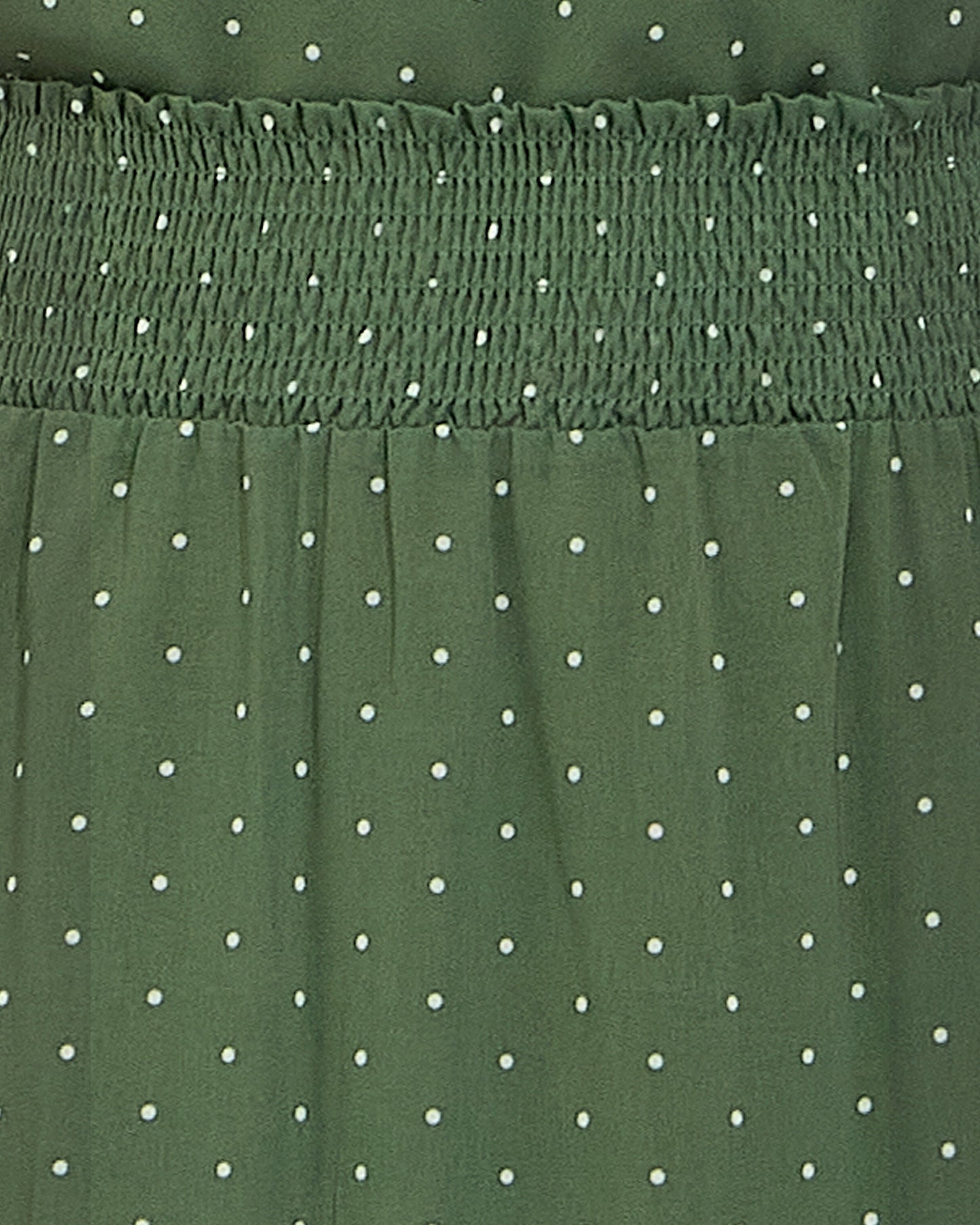 Let It Flow Tiered Maxi Skirt - Olive/Ivory