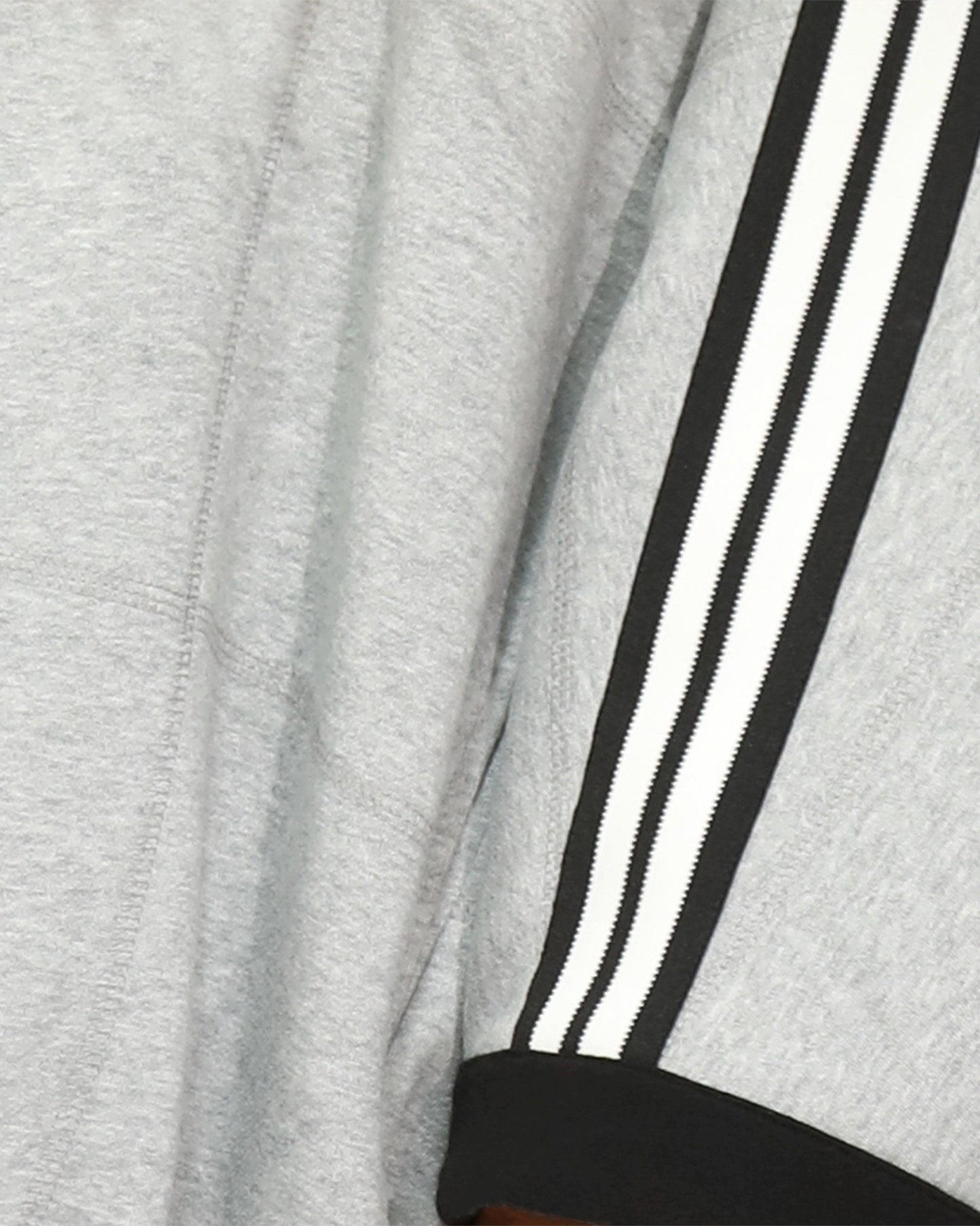 Living by the Ocean Oversized Striped Hoodie – Grey Melange