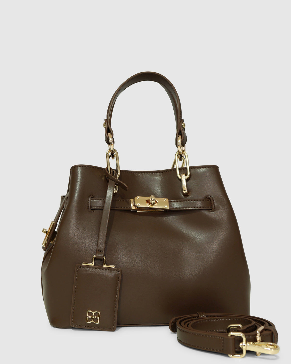 Gale Refined Bucket Bag - Chocolate
