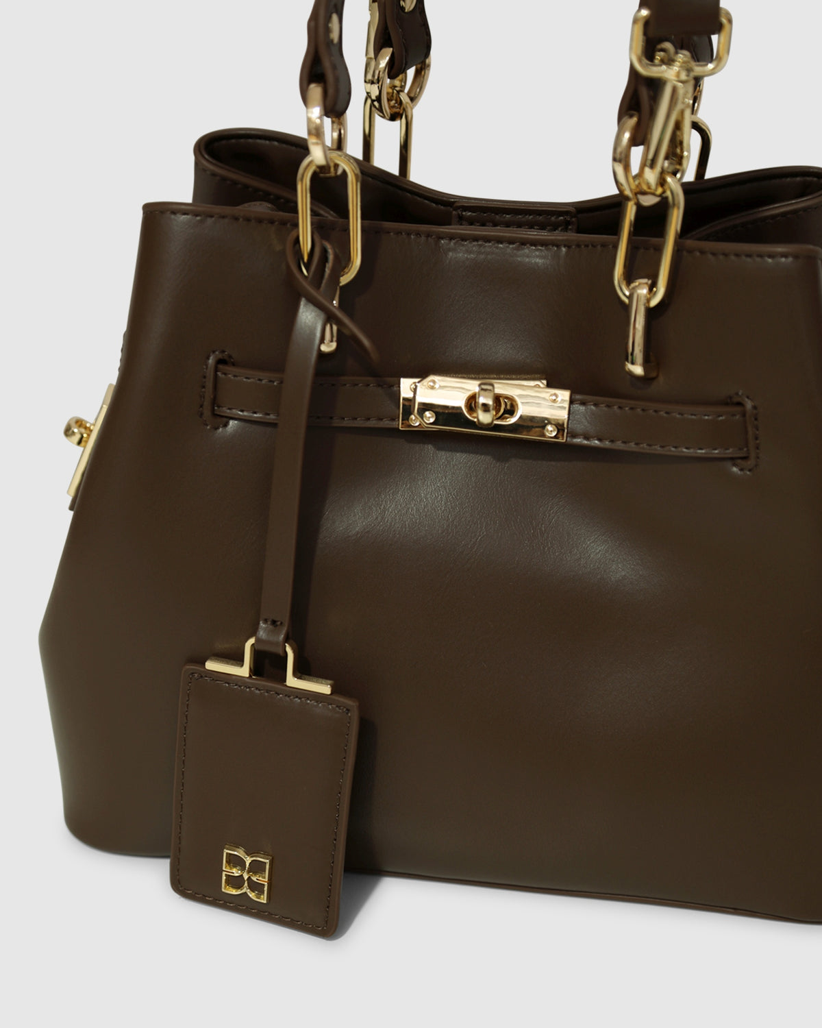 Gale Refined Bucket Bag - Chocolate