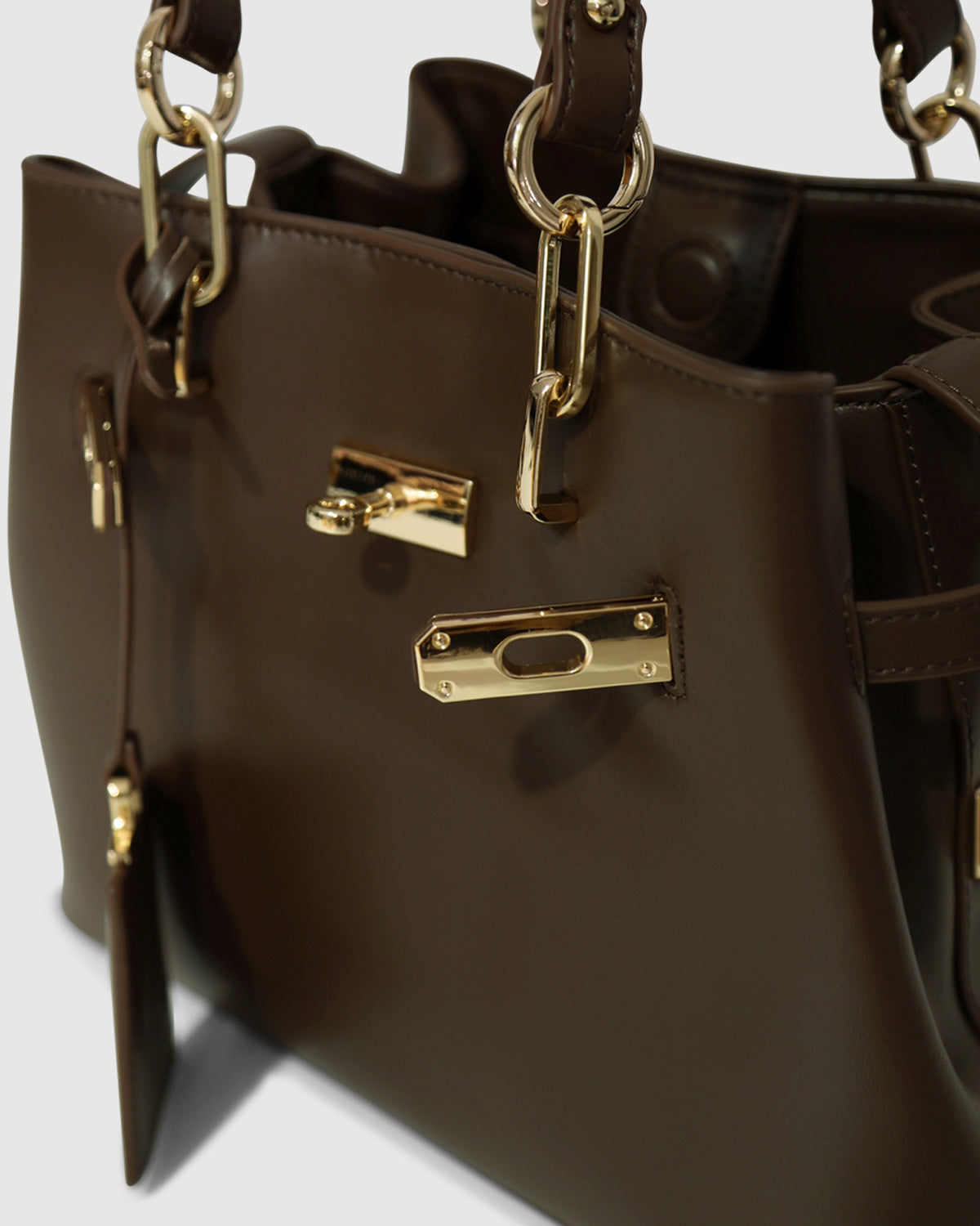 Gale Refined Bucket Bag - Chocolate
