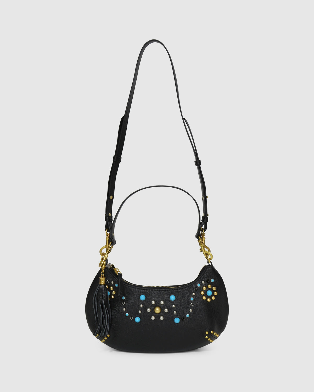 Give Me More Bead Shoulder Bag - Black
