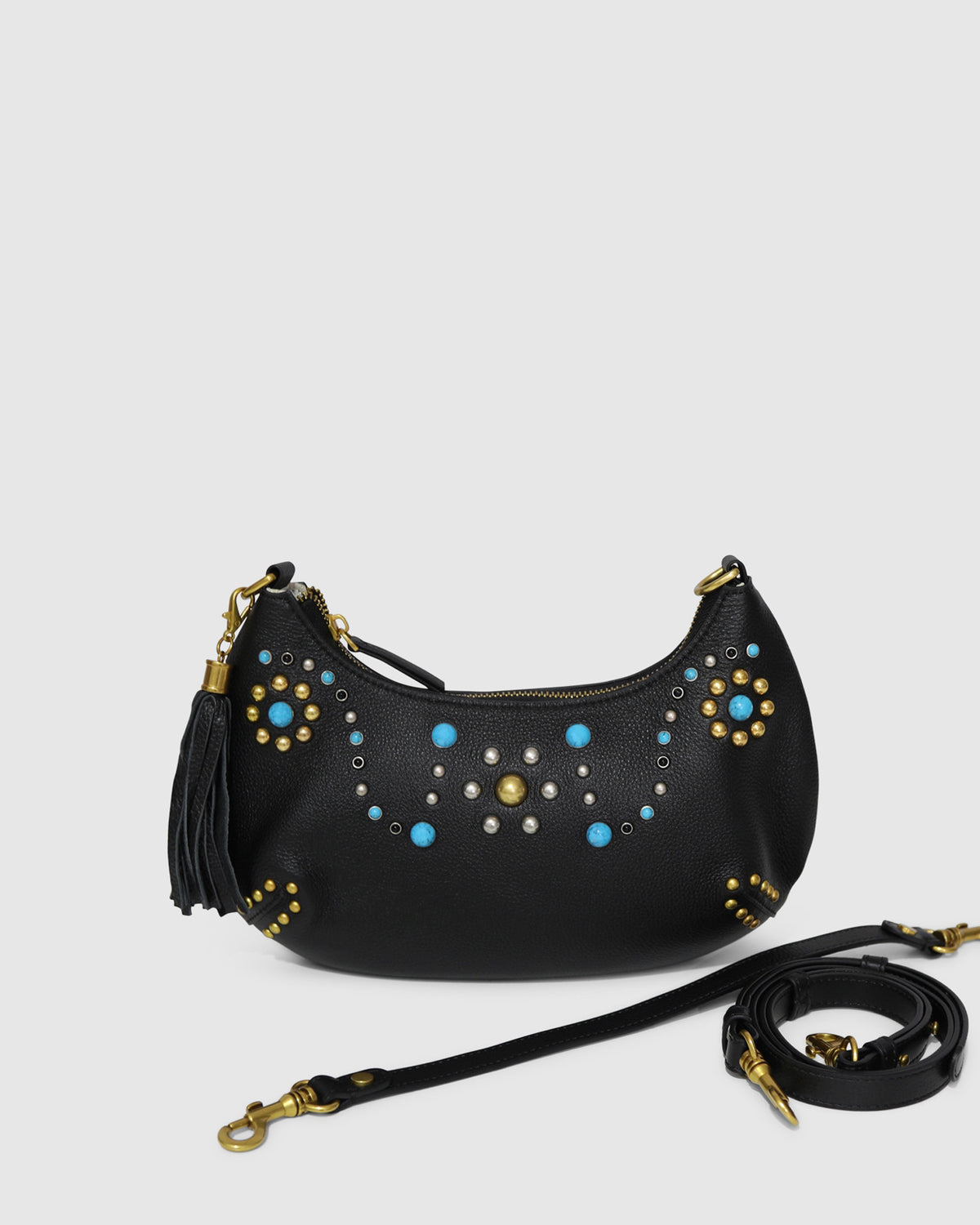 Give Me More Bead Shoulder Bag - Black