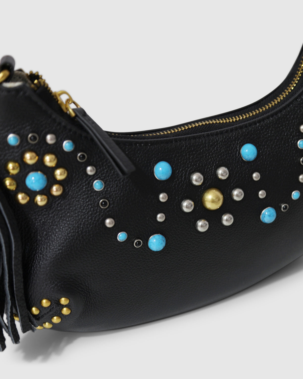 Give Me More Bead Shoulder Bag - Black