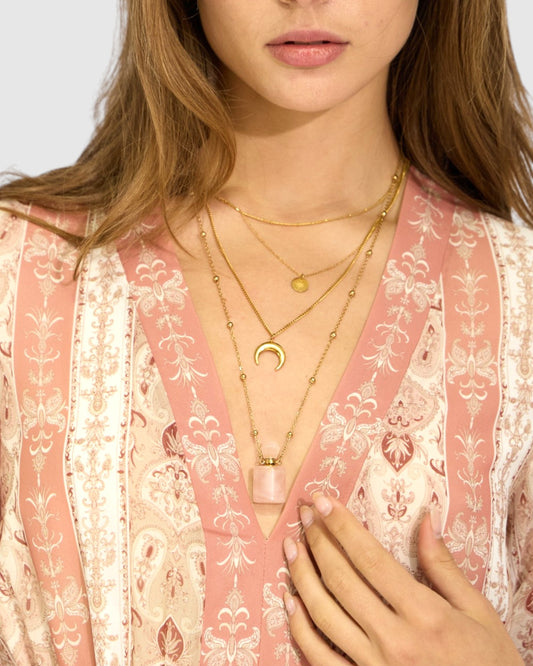 Rose Garden Necklace - Rose