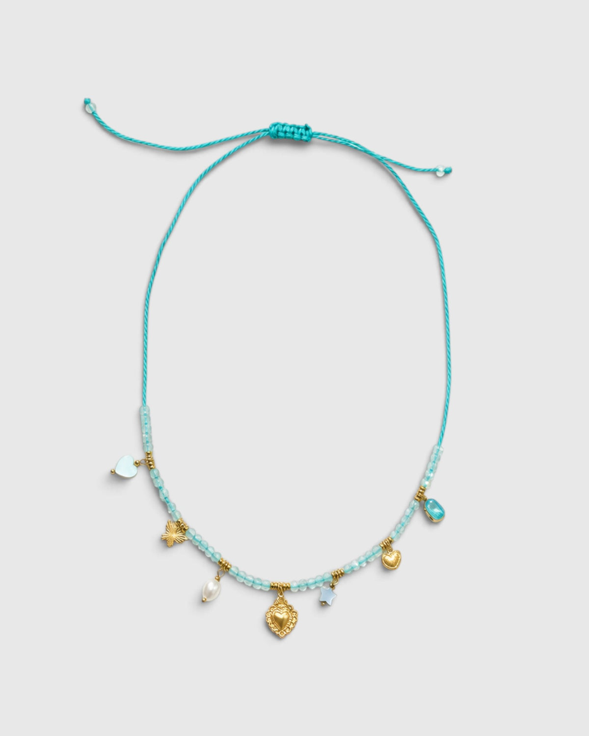 Let It Rock Necklace - Turquoise
