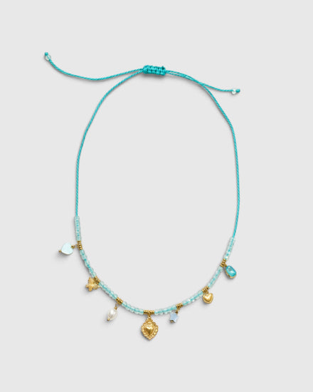 Let It Rock Necklace - Turquoise