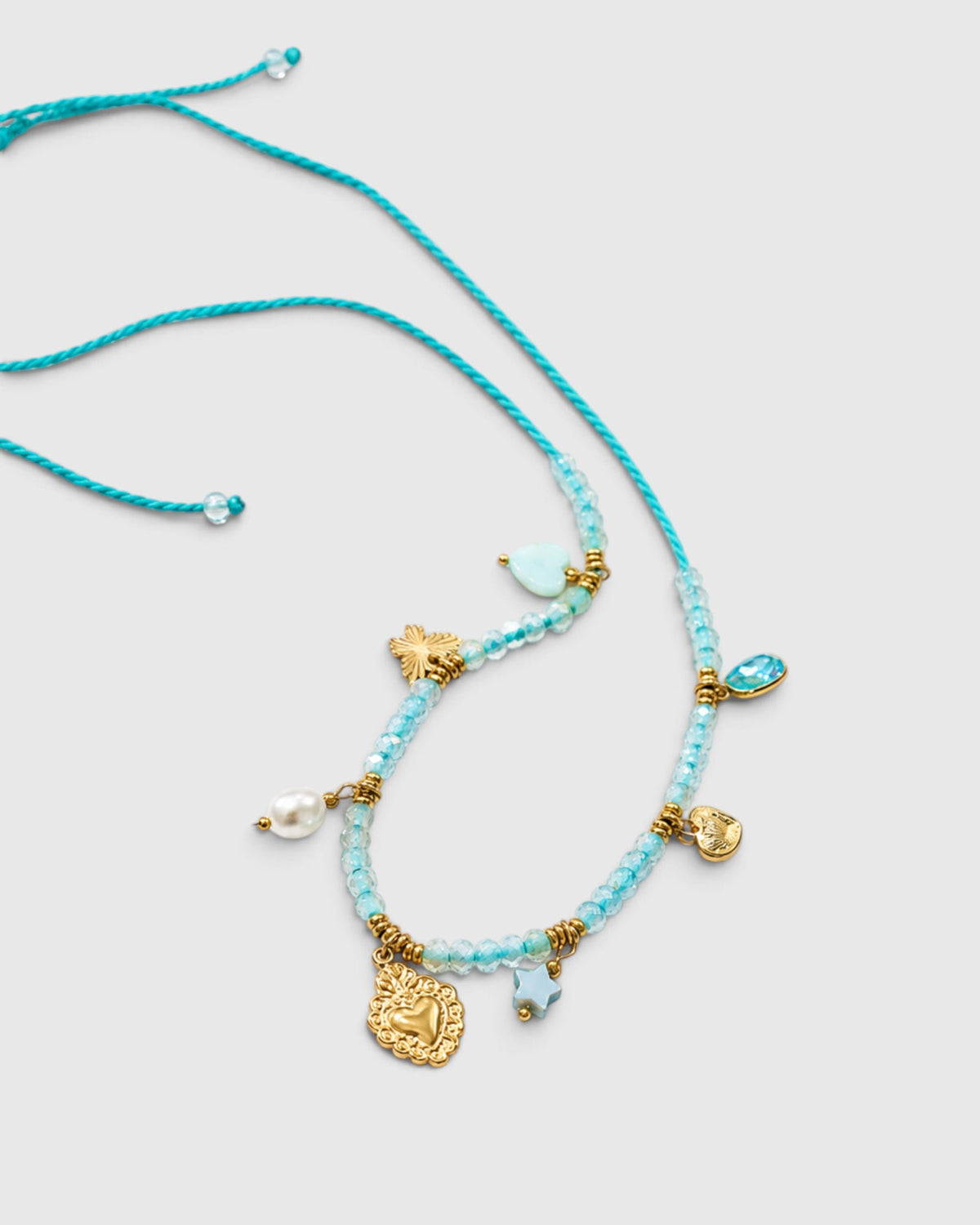 Let It Rock Necklace - Turquoise